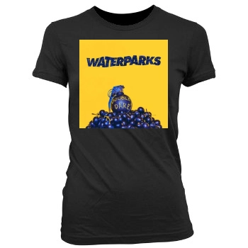 Waterparks Women's Junior Cut Crewneck T-Shirt