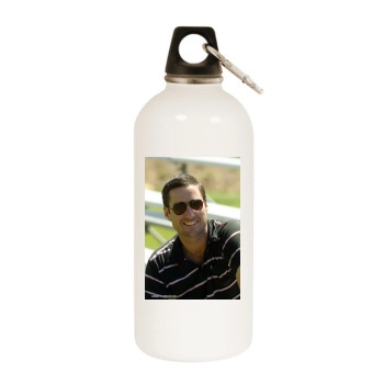 Luke Wilson White Water Bottle With Carabiner