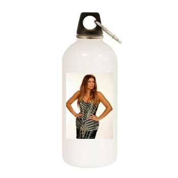 Fergie White Water Bottle With Carabiner