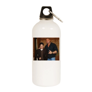 Batista White Water Bottle With Carabiner